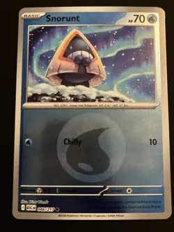 Pokemon Snorunt Energy Symbol Pattern 046/217 Reverse Holo Ascended Heroes NM - Image 1