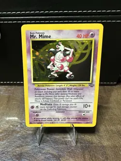 Pokemon TCG Mr. Mime 6/64 Holographic Jungle - Image 1