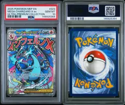 Pokemon Mega Charizard X ex 023 EX Holo Promo Me: Mega Evolution PSA 10 2025 - Image 3
