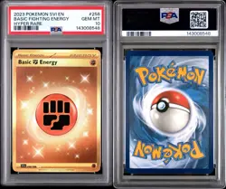 Pokemon Basic Fighting Energy SV01 258/198 Hyper Rare Holo PSA 10 - Image 3