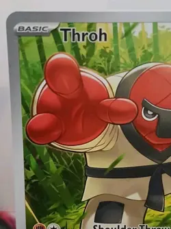 Throh 128/086 Pokemon Black Bolt Holo Illustration Rare NEAR MINT - Image 2