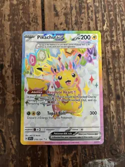 Pikachu ex 219/191 Sv08 Surging Sparks Full Art Ultra Rare Holo EX Pokemon - Image 1