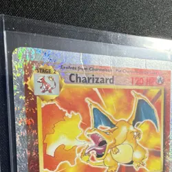 Pokemon Charizard Reverse Holo Rare Legendary Collection 3/110 English 2002 - Image 4