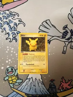 Pokemon TCG Ditto (Pikachu) 39/113 Non Holo EX Delta Species LP - Image 1