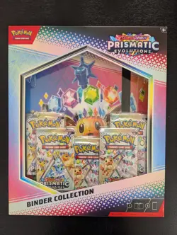 Pokemon TCG SV8.5 Prismatic Evolutions Binder Collection Box Factory Sealed - Image 1