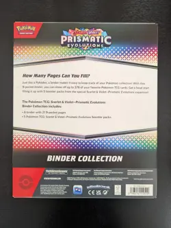 Pokemon TCG SV8.5 Prismatic Evolutions Binder Collection Box Factory Sealed - Image 2