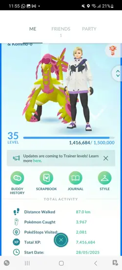 Pokemon Go (Stage 35) Shiny Kommo-o ( 30 Shinys ) - Image 1
