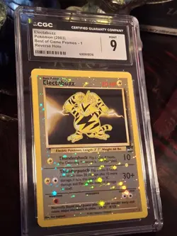✨2003 Pokemon Electabuzz Double Swirls Best Of Game Promos #1 x 4 - Image 4