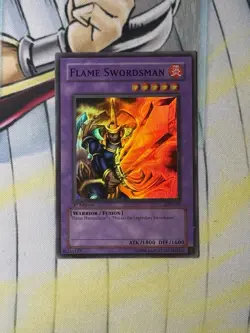 Flame Swordsman LOB-003 the Legend of Blue Eyes White Dragon 1st Edition - Image 1