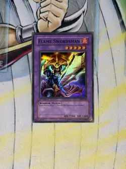 Flame Swordsman LOB-003 the Legend of Blue Eyes White Dragon 1st Edition - Image 2