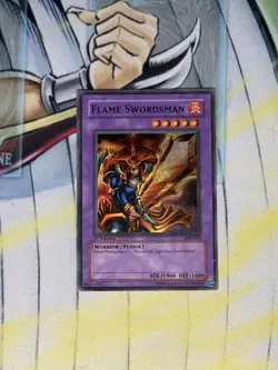 Flame Swordsman LOB-003 the Legend of Blue Eyes White Dragon 1st Edition - Image 5