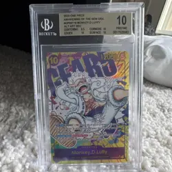 One Piece Awakening of the New Era Monkey D. Luffy OP05-119 SEC Alt Art Foil BG… - Image 1