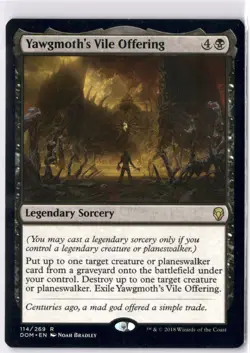 Yawgmoth's Vile Offering LP* Dominaria ENGLISH 114/269 mtg -UnltdCards - Image 1