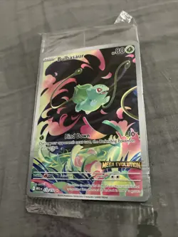 Pokemon TCG Bulbasaur 133/132 Pokemon ME01 Mega Evolution Stamped Promo SEALED - Image 1