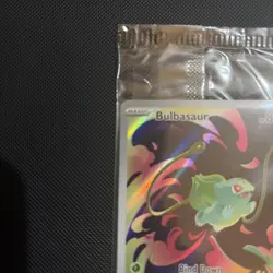 Pokemon TCG: Bulbasaur 133/132 Mega Evolution Sealed Stamped Promo - Box Topper - Image 3