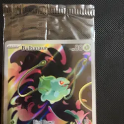 Pokemon TCG: Bulbasaur 133/132 Mega Evolution Sealed Stamped Promo - Box Topper - Image 4