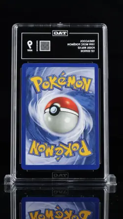 PSA 9 MINT 1999 POKEMON FOSSIL 56 TENTACOOL 1ST EDITION ENGLISH - Image 2