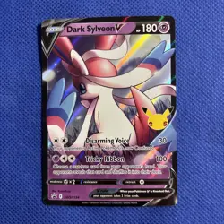 Pokemon TCG Dark Sylveon V Holo Rare Card SWSH134 Promo - NM - Image 1