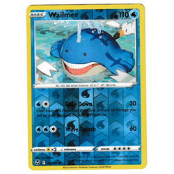 Wailmer 037/195 Reverse Holo Pokemon TCG Sword & Shield Silver Tempest NM - Image 1