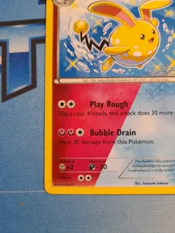 Pokemon TCG Azumarill XY Steam Siege 77/114 Regular Uncommon Card - Image 2