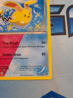 Pokemon TCG Azumarill XY Steam Siege 77/114 Regular Uncommon Card - Image 3