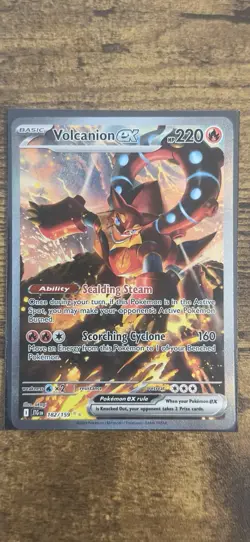 Pokemon TCG Volcanion EX Journey Together Special Illustration Rare Card 182/159 - Image 3