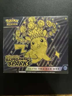 Pokemon TCG Scarlet & Violet Surging Sparks Pokemon Sealed Elite Trainer Box ETB - Image 2