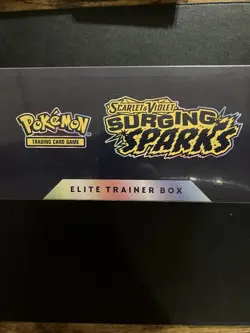 Pokemon TCG Scarlet & Violet Surging Sparks Pokemon Sealed Elite Trainer Box ETB - Image 3