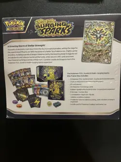 Pokemon TCG Scarlet & Violet Surging Sparks Pokemon Sealed Elite Trainer Box ETB - Image 4
