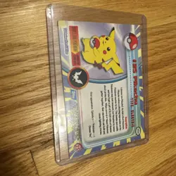 1999 Topps Pokemon #25 Pikachu TV Animation Edition Series Near Mint - Image 2