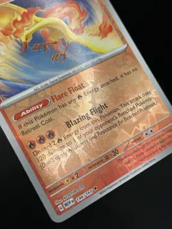 Reverse Holo Moltres 146/165 - Pokemon 151 Card - NM - Image 2