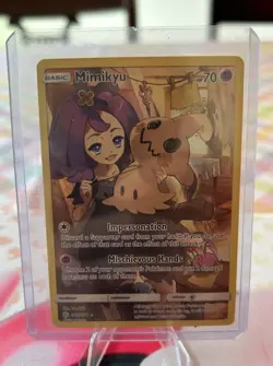 Pokemon TCG Mimikyu Secret Rare SM Cosmic Eclipse Card 245/236 NM Condition - Image 1