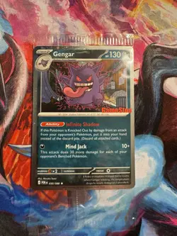 *SWIRL* Pokemon TCG Gengar 050/088 Promo Sealed Stamped Gamestop Promo Card - Image 1
