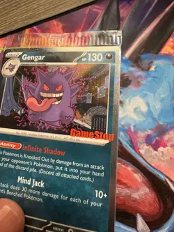 *SWIRL* Pokemon TCG Gengar 050/088 Promo Sealed Stamped Gamestop Promo Card - Image 2