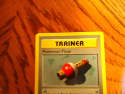 Pokemon 1999 1st Edition Shadowless Base Pokemon Flute common card - Image 2