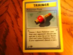 Pokemon 1999 1st Edition Shadowless Base Pokemon Flute common card - Image 3