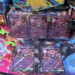 2025 Pokemon Japanese M2a High Class Pack #063 Rocket’s Mewtwo ex 5-Card Lot - Image 1