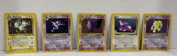 SET of 5 1999 Pokemon Cards: Magneton/HOLO, Haunter/HOLO Gengar/HOLO Ditto Hypno - Image 1