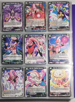RARE Dragon Ball Super Card Game Card Lot 250+ Total Cards NM/M - Image 2