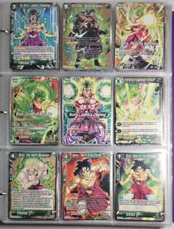 RARE Dragon Ball Super Card Game Card Lot 250+ Total Cards NM/M - Image 3