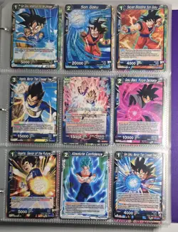 RARE Dragon Ball Super Card Game Card Lot 250+ Total Cards NM/M - Image 4