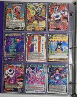 RARE Dragon Ball Super Card Game Card Lot 250+ Total Cards NM/M - Image 5