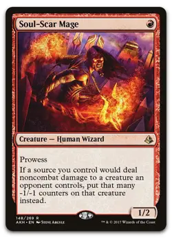 Soul-Scar Mage #148 (NM) Amonkhet AKH Magic MTG - Image 1