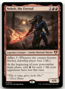 Neheb, the Eternal #244 (NM) Commander Masters CMM Magic MTG - Image 1