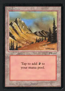 ***Mountain*** MTG Arabian Nights Magic Kid Icarus - Image 1