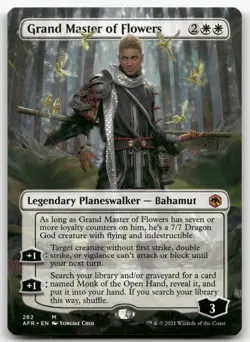 Grand Master of Flowers (Borderless) #282 (NM) Forgotten Realms AFR Magic MTG - Image 1