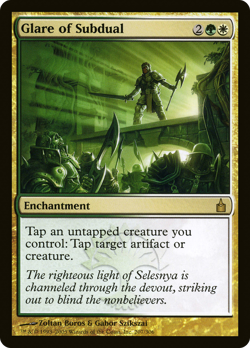 Glare of Subdual #207 (HP) Ravnica City of Guilds RAV Magic MTG - Image 1