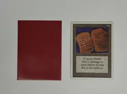 MTG - Magic The Gathering - Copper Tablet w/ Sleeve - Image 1