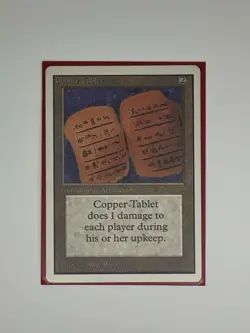 MTG - Magic The Gathering - Copper Tablet w/ Sleeve - Image 3