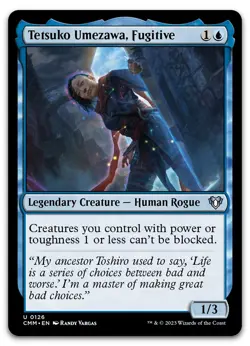 Tetsuko Umezawa, Fugitive #126 (NM) Commander Masters CMM Magic MTG - Image 1